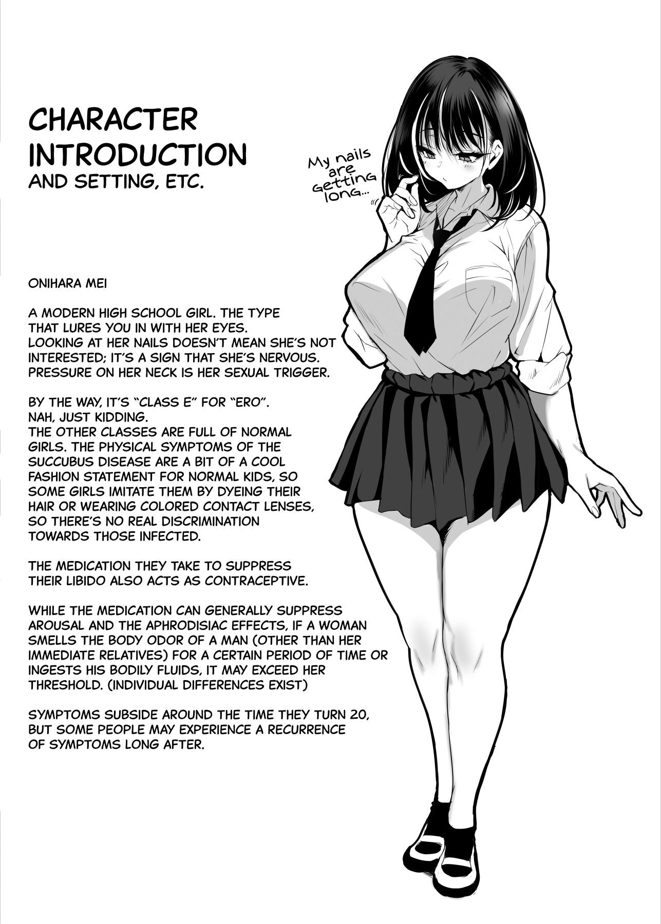 Hentai Manga Comic-The Case of Honihara Mei, Attendance Number 5, 2nd Year Class E, All Succubus-Read-52